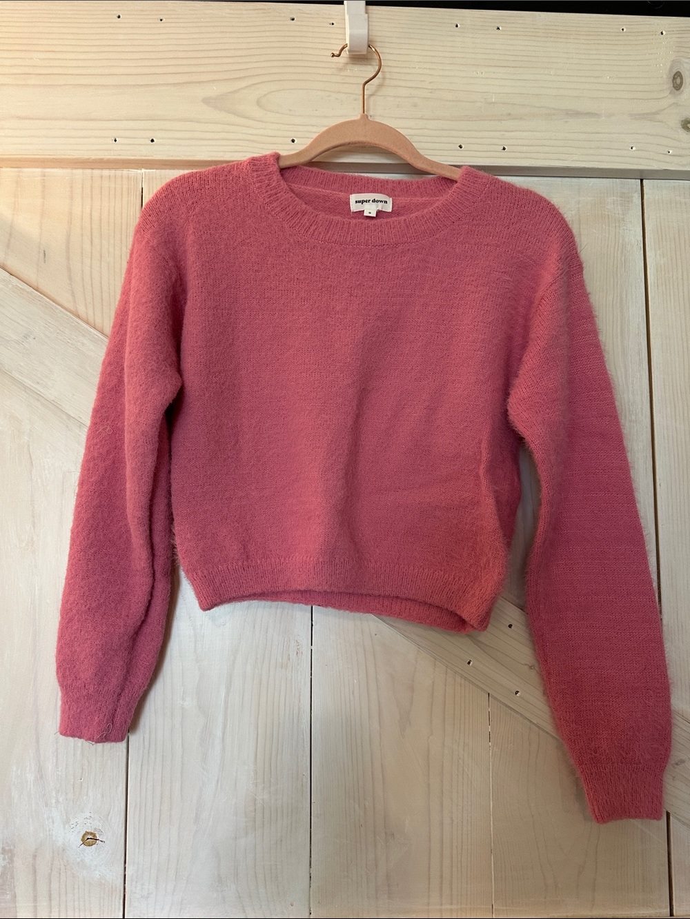 Fuzzy Bubblegum Pink Size Small Sweater